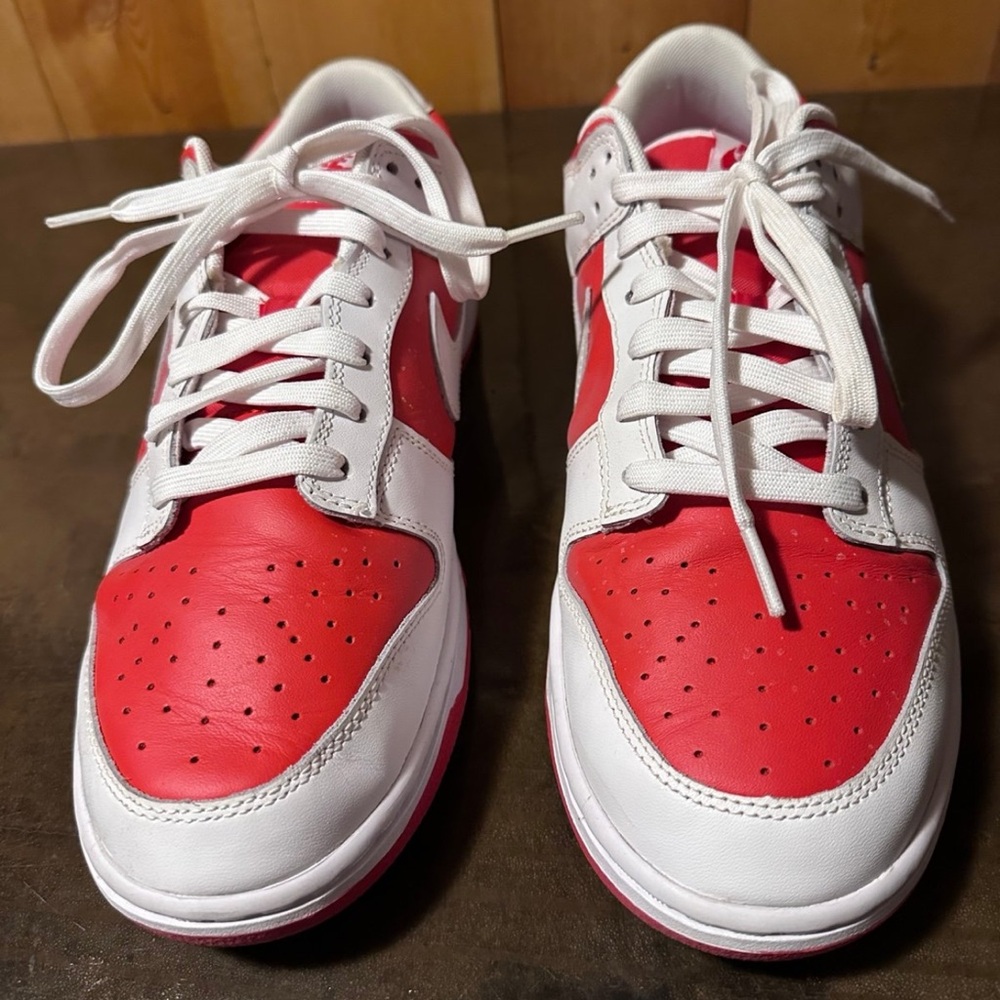 Nike Dunk low men’s retro university red/white size 12